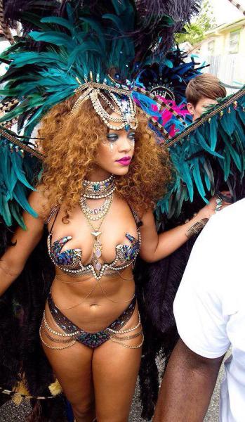 Rihanna Celebrates At The Kadooment Day Parade