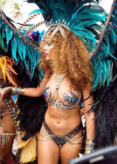 Rihanna Celebrates At The Kadooment Day Parade