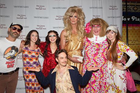SAN FRANCISCO, CA - AUGUST 03:  Producer Madeline Samit, actress Bel Powley, executive producer Jorma Taccone, actor Alexander Skarsgard, entertainer Cousin Wonderlette and director Marielle Heller arrive at the red carpet at the premiere of 