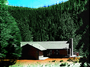 A Mount Kare cabin located in a 16-acre resident camping facility in the Angeles National Forest near the village of Wrightwood - courtesy of Kare Youth League