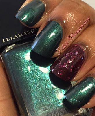 Illamasqua Viridian and Glitterati