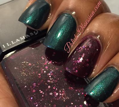 Illamasqua Viridian and Glitterati