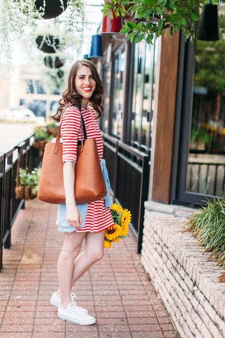 Sunflowers and Stripes