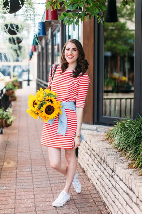 Sunflowers and Stripes