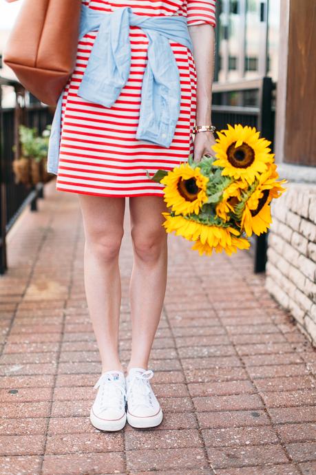 Sunflowers and Stripes