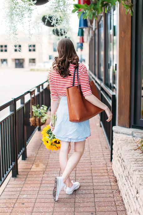 Sunflowers and Stripes