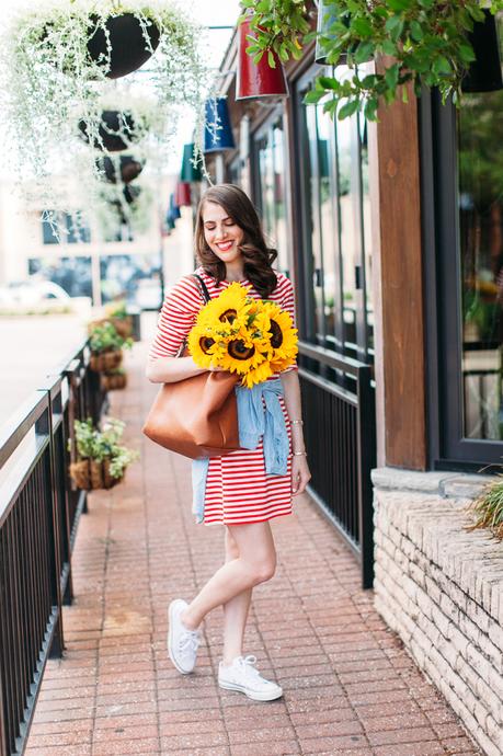 Sunflowers and Stripes