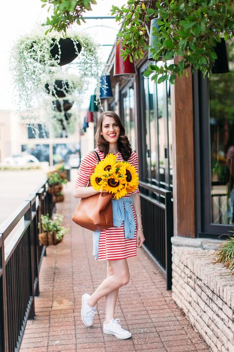 Sunflowers and Stripes