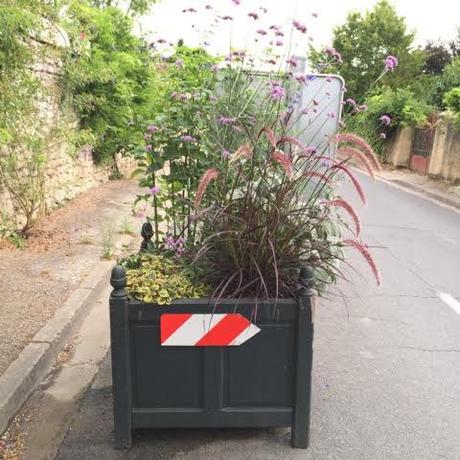 planter used to guide traffic