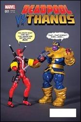 Deadpool vs. Thanos #1 Cover - Action Figure Variant