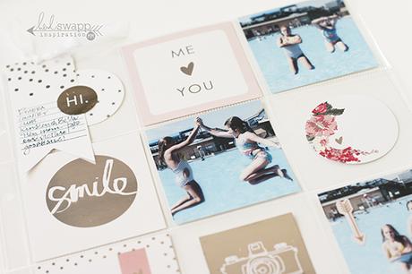 The Minc.™ mini is the perfect accessory for Project Life® spreads...it's smaller size is just right for foiling the cards and embellishments used in pocket page spreads | @MaggieWMassey for @HeidiSwapp