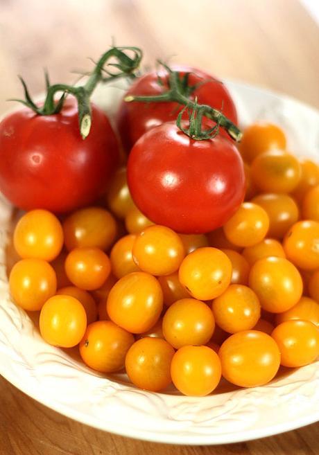 Warm Tomato and Mozzarella Bruschetta