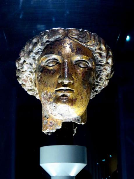 Goddess Minerva statue at Roman Baths