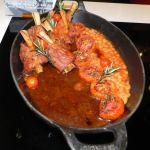 Lamb Shanks Braised With Tomato And  Lentils
