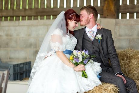 Barmbyfield Barn Wedding Photography Quirky Relaxed Informal Bride and Groom Portraits