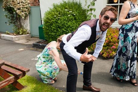 Barmbyfield Barn Wedding Photography Silly fun relaxed