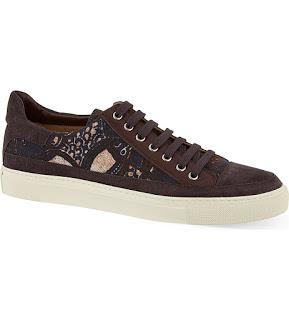 It's All In The Print:  Dries Van Noten Printed Lace-Up Trainers