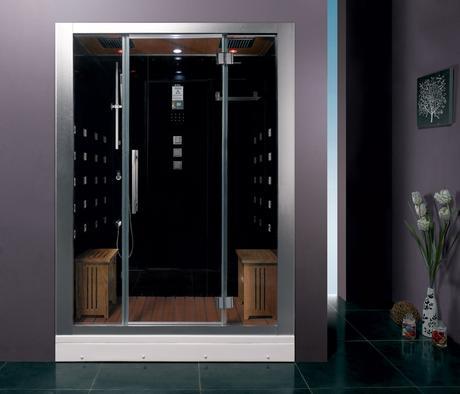 gratian premium steam shower black modern design style bathroom sleek clean stylish luxury
