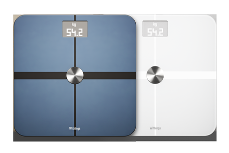 smart body analyzer withings bathroom scale sleek modern elegant design style minimal smart device gadget app iphone android sync health weight management wifi