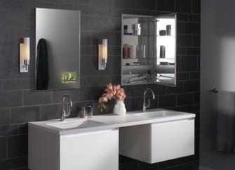 tvid bathroom cabinet tv television mirror bathroom modern design smart gadget device style elegant