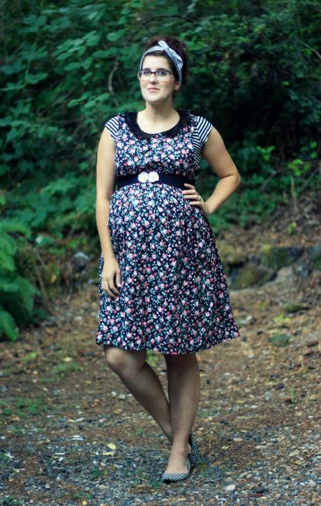 Maternity Style: How to Mix Patterns (like a boss) | www.eccentricowl.com