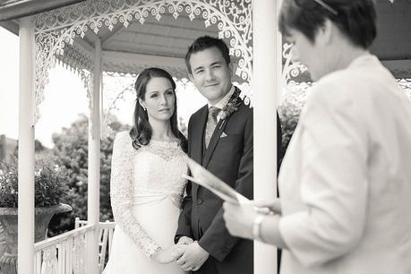 A reading at the ceremony