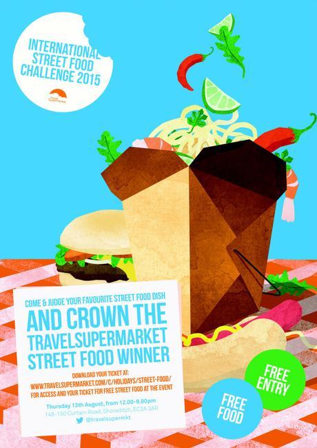 Download a free ticket for the International Street Food Challenge in Shoreditch taking place 13th August