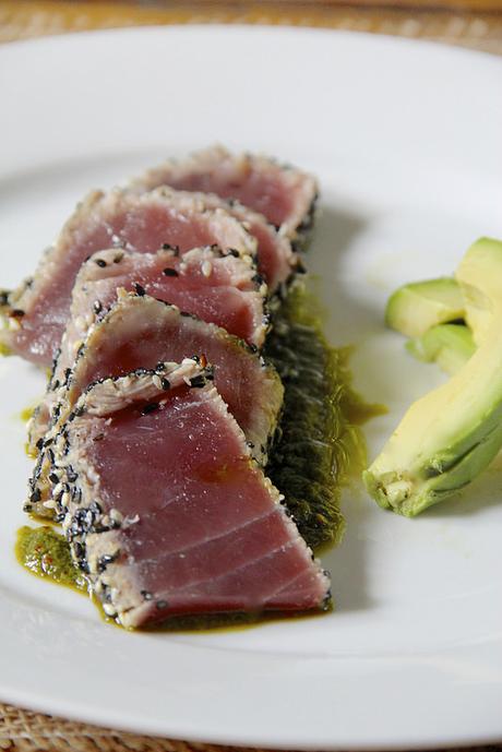 Sesame Crusted Ahi Tuna @30aeats.com