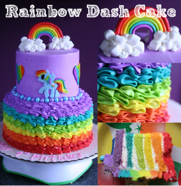 My Little Pony Cakes Part One Rainbow Dash Paperblog