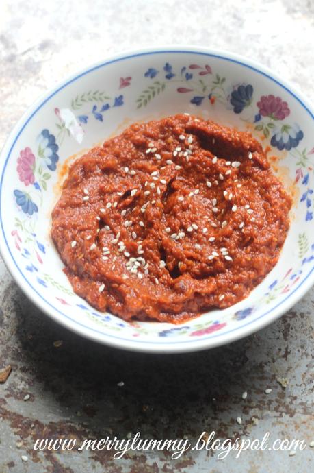 Muhammara: Red Bell Peppers and Walnut Dip: Turkish Dip: Middle Eastern Dip