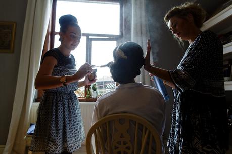 East Riddlesden Hall Wedding Photography Bride Preparation