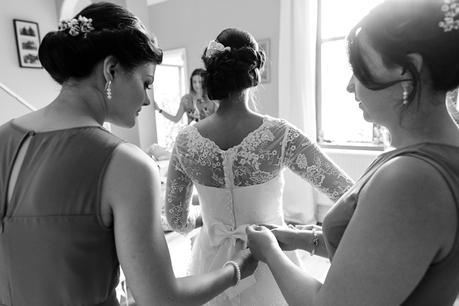 East Riddlesden Hall Wedding Photography Bride Preparation