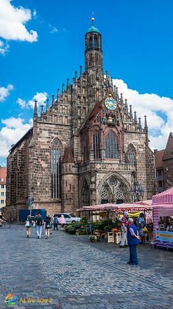 Frauenkirche, in Nuremberg's Hauptmarkt