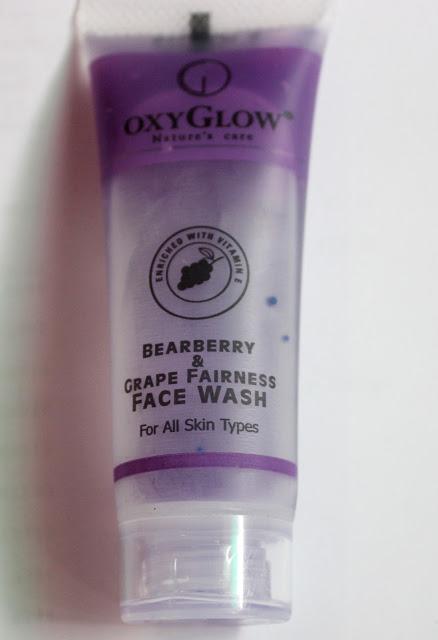 Oxyglow Bearberry & Grape Fairness Face Wash Review