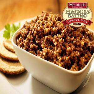 mcintosh foods haggis eating challenge glasgow foodie