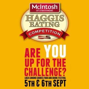 mcintosh foods haggis eating challenge glasgow foodie