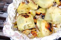 A Very Veggie BBQ: Chargrilled Garlic Artichokes