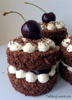 Mini Black Forest Cakes: GBBO Season Six Begins!