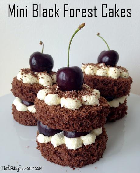 Mini Black Forest Cakes: GBBO Season Six Begins!