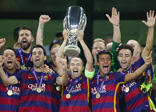 Barcelona Claim UEFA Super Cup Over Sevilla in Goalfest
