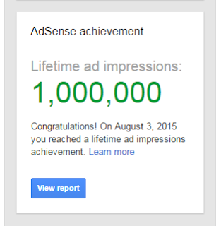 We Thank Our Visitors for Google AdSense Achievement