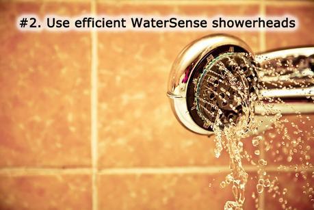 watersense shower head bathroom water saving tips how to conservation efficient