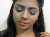 Teal Blue Eyes Soft Orange Lips Feat. Maybelline Color Show Lipstick Icon