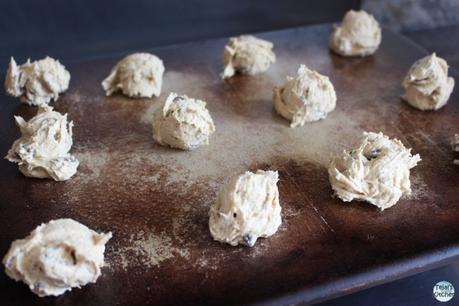 Rolo & Dark Chocolate Cookies ( Eggless)