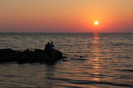 Sunset at Webster Park Beach [Orange You Glad It’s Friday] & [Sky Watch Friday]