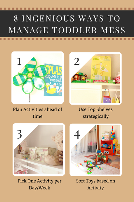 8 Ingenious ways to manage Toddler Mess