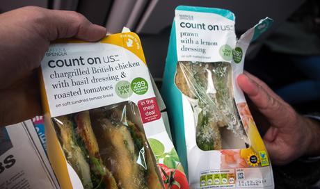 Sandwiches on the train