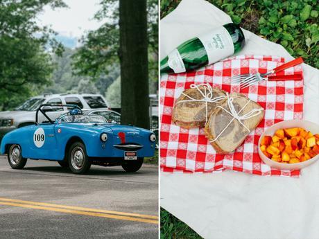 Egg Salad Sandwiches for a Picnic at a Vintage Car Show // www.WithTheGrains.com