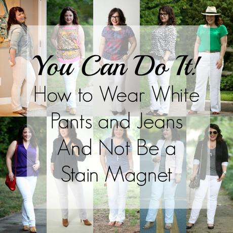 How to Wear White Pants and Jeans without Being a Stain Magnet