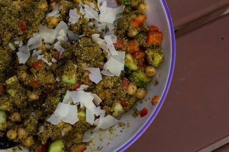 Meatless Monday: Quinoa Pesto Salad